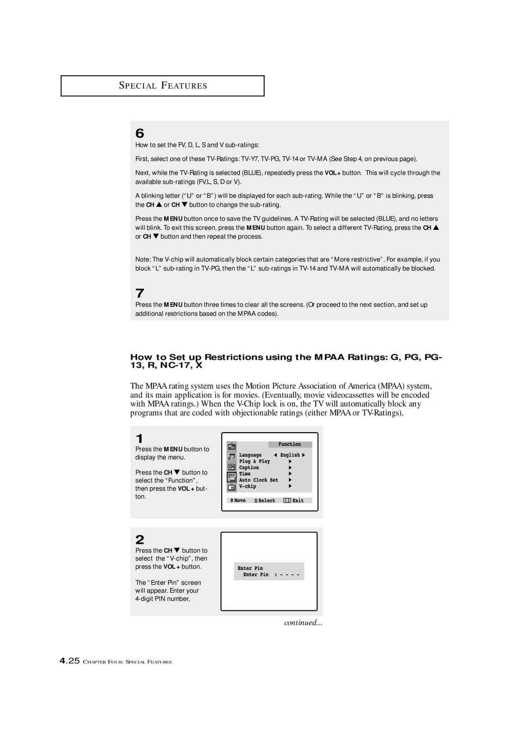 Samsung TXM 3297HF, TXM 2796HF, TXM 3098WHF, TXM 2798HF, TXM 3296HF, TXM 2797HF, TXM 3298HF manual E C I a L F E AT U R E S 