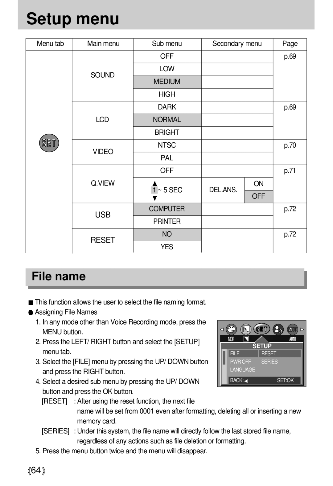 Samsung U-CA 3 manual File name 