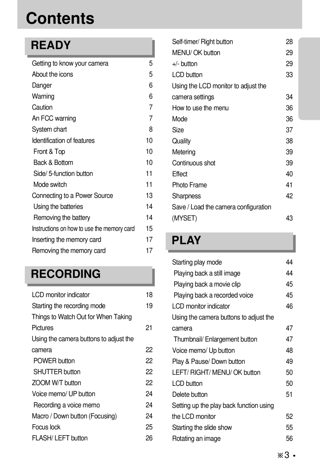 Samsung U-CA 501 user manual Contents 