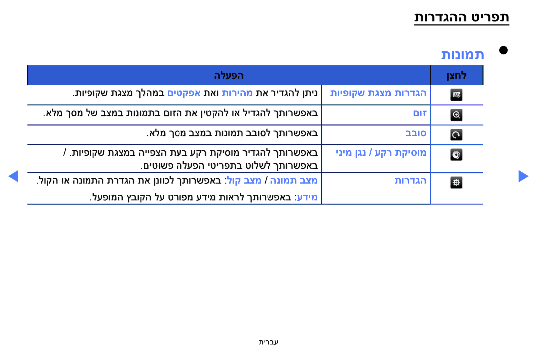 Samsung UA48H5100AWXSQ, UA32H4100AWXSQ, UA32H5100AWXSQ, UA40H5100AWXSQ manual תונומת 