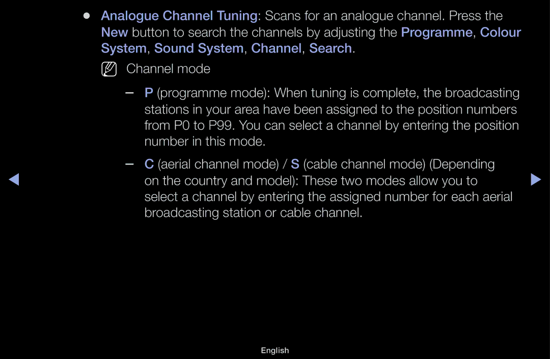 Samsung UA40J5100AKXXV, UA32J4170ASXUM, UA48J5170ASXUM, UA40J5170ASXUM, UA32J4003AKXXV Broadcasting station or cable channel 