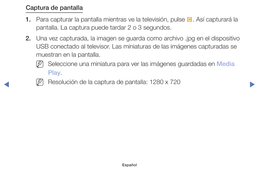 Samsung UA32K4070DSXMV manual Play 