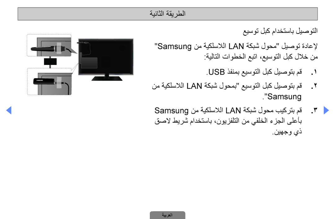 Samsung UA40D5030PRXZN, UA37D5000PRXRQ, UA37D5000PRXUM, UA46D5500RRCXA, UA46D5500RRXZN, UA32D4000NXTW, UA40D5000PRXSJ manual Usb‏ 