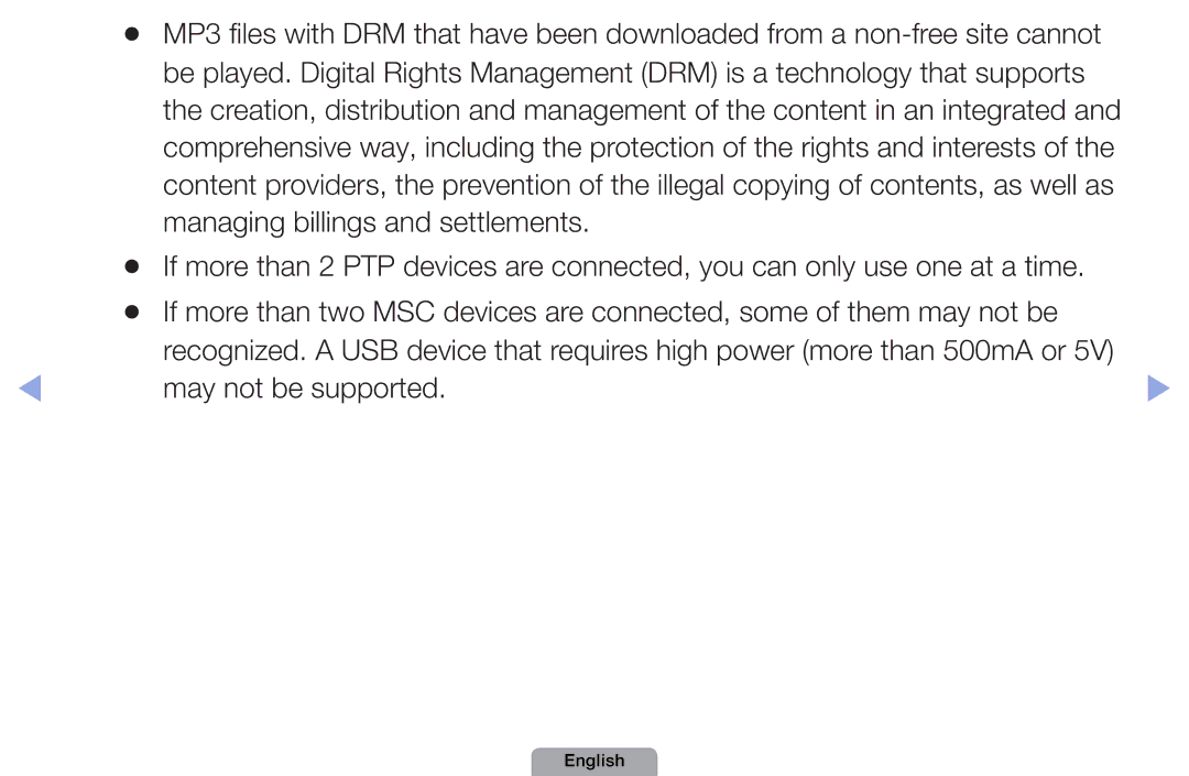 Samsung UA27D5000NRXZN, UA37D5000PRXRQ, UA37D5000PRXUM, UA46D5500RRCXA, UA46D5500RRXZN, UA32D4000NXTW May not be supported 