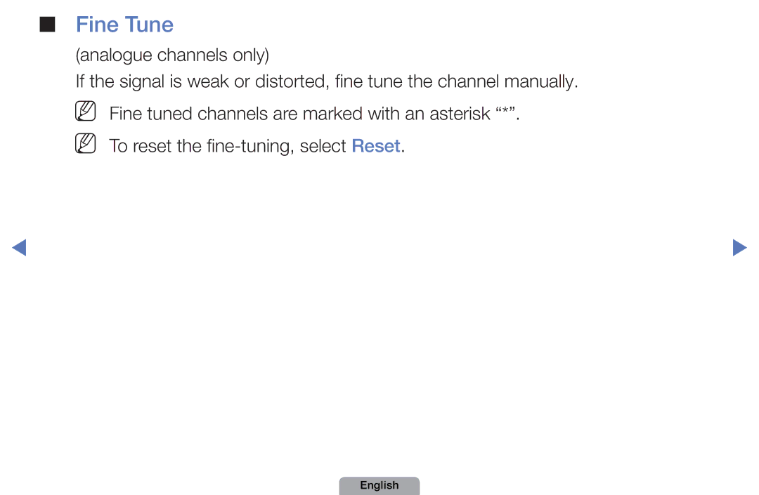 Samsung UA32D4003BMXSQ, UA40D5003BMXSQ manual Fine Tune, Nn Nn 