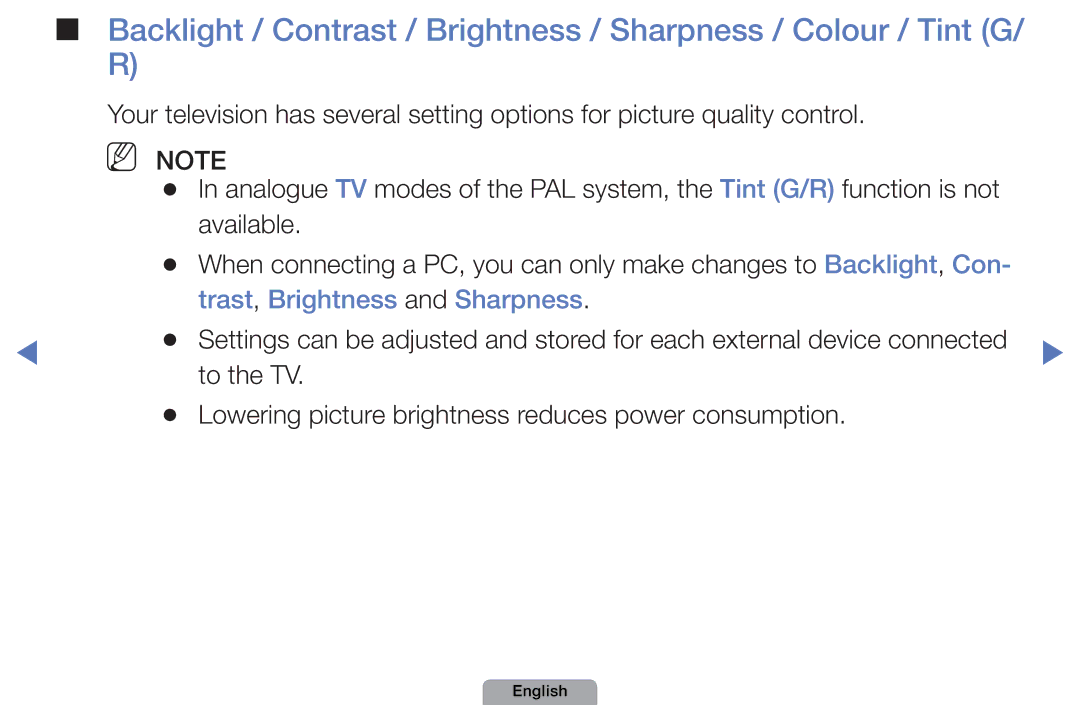 Samsung UA32D4003BMXSQ, UA40D5003BMXSQ manual Available, Trast, Brightness and Sharpness 