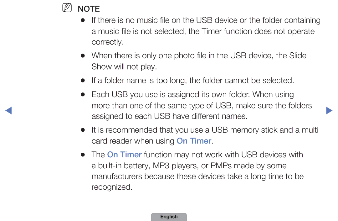 Samsung UA40D5003BMXSQ, UA32D4003BMXSQ manual NN Note 