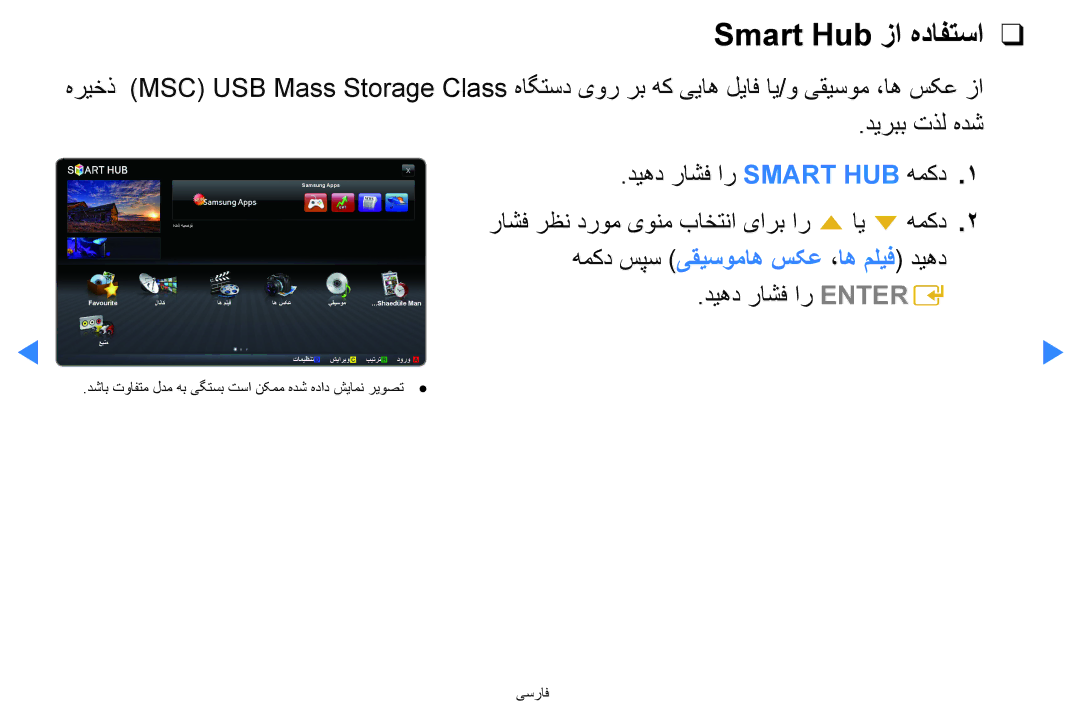 Samsung UA46D5500RRXRQ, UA40D5500RRSXA, UA46D5500RRCXA, UA46D5500RRXZN, UA40D5500RRXUM, UA46D5500RRXUM Smart Hub زا هدافتسا 