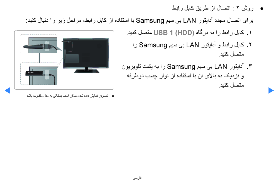 Samsung UA40D5500RRXRQ, UA40D5500RRSXA, UA46D5500RRCXA manual دشاب توافتم لدم هب یگتسب تسا نکمم هدش هداد شیامن ریوصت 