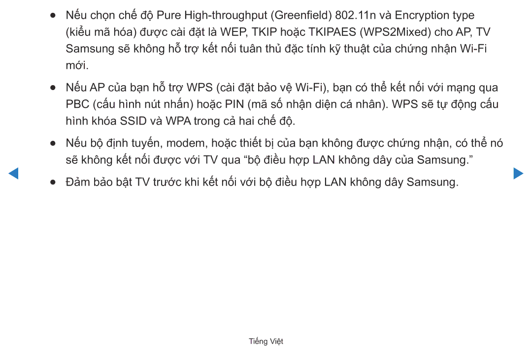 Samsung UA40D5500RRXXV manual Tiếng Việt 