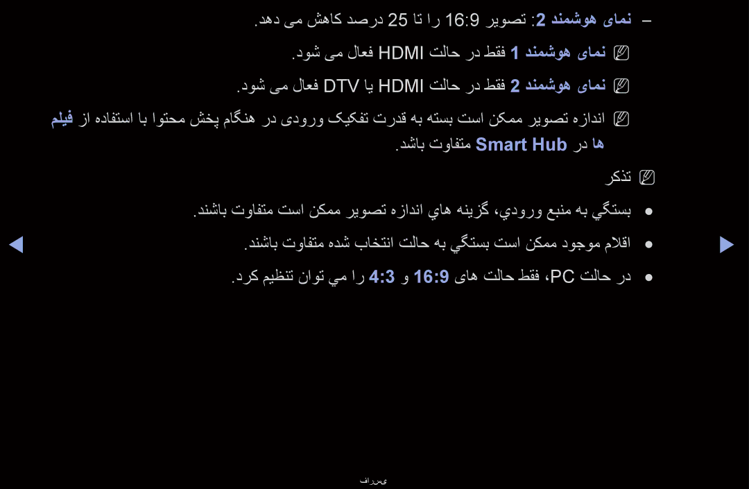 Samsung UA55D6400URXRQ, UA40D6000SRSAS, UA40D6000SRXRQ, UA40D6600WNXHC, UA40D6600WNXUM دشاب توافتم Smart Hub رد اه رکذتN N 