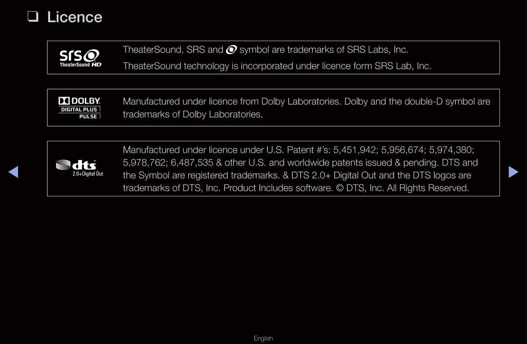 Samsung UA40D6600WMSHD, UA40D6600WNXHC, UA40D6600WNXUM, UA55D6600WMXHC, UA40D6400UMXHC, UA46D6400UMSHD, UA40D6400UMSHD Licence 