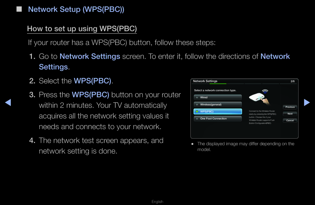 Samsung UA55D6600WMXHC, UA40D6600WMSHD Within 2 minutes. Your TV automatically, Acquires all the network setting values it 