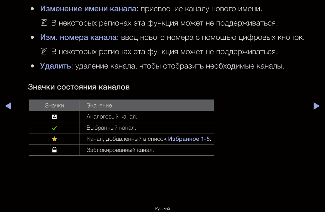 Samsung UA40D6600WRXCS, UA55D6600WRXCS, UA46D6000SRXCS, UA46D6600WRXCS manual Русский 