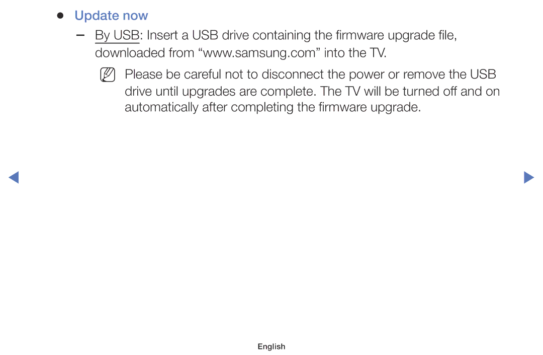 Samsung UA40H4200AKXXV, UA40H4200AWXSQ, UA40H5003AKXXV, UA48H5003AKXXV, UA32FH4003KXXV, UA48H4200AKXXV manual Update now 