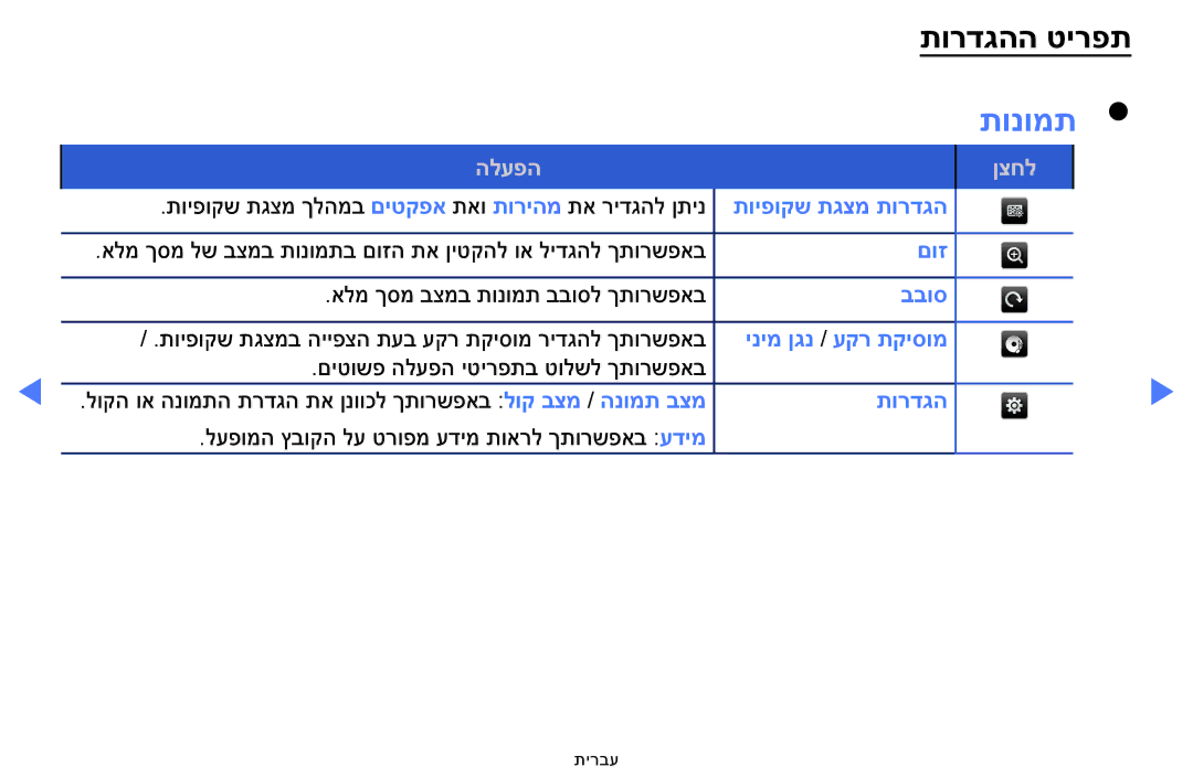 Samsung UA48H4200AWXSQ, UA40H4200AWXSQ, UA40FH5000WXSQ, UA58H5200AWXSQ, UA32FH4003WXSQ manual תונומת 