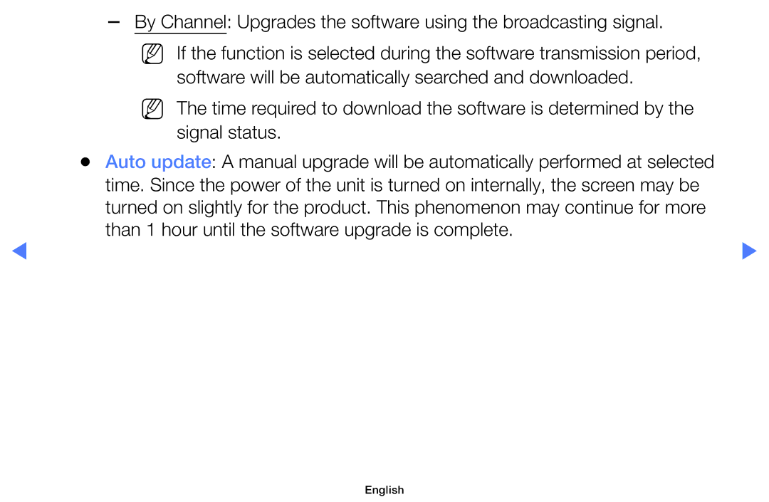 Samsung UA40H5100AKXXV, UA40H5150AKXXV manual Software will be automatically searched and downloaded, Signal status 