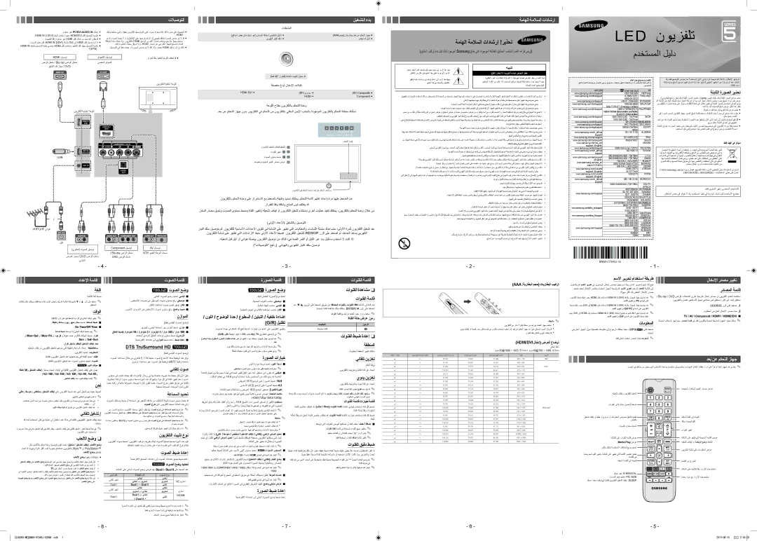 Samsung UA48J5000ARXUM manual ةتباثلا ةروصلا ريذحت, تقولا, نحل, يئاقلت ليغشت.إ, يئاقلت توص, ةعامسلا ديدحت, توصلا طبض ةداعإ 