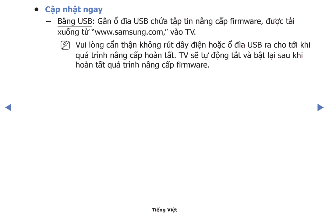 Samsung UA28J4100AKXXV, UA40J5200AKXXV, UA32J4003AKXXV, UA40J5000AKXXV, UA48J5000AKXXV, UA24J4100AKXXV manual Cập nhật ngay 