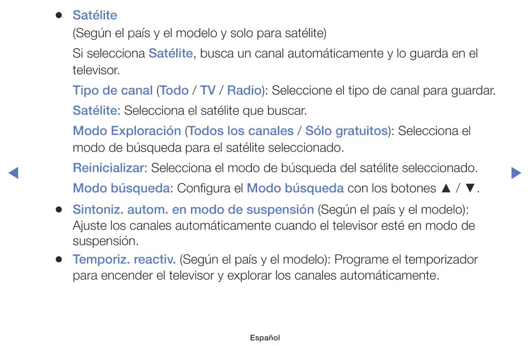 Samsung UA40K5100BWXMV, UA43K5100BWXMV, UA32K5100AWXMV manual Satélite 