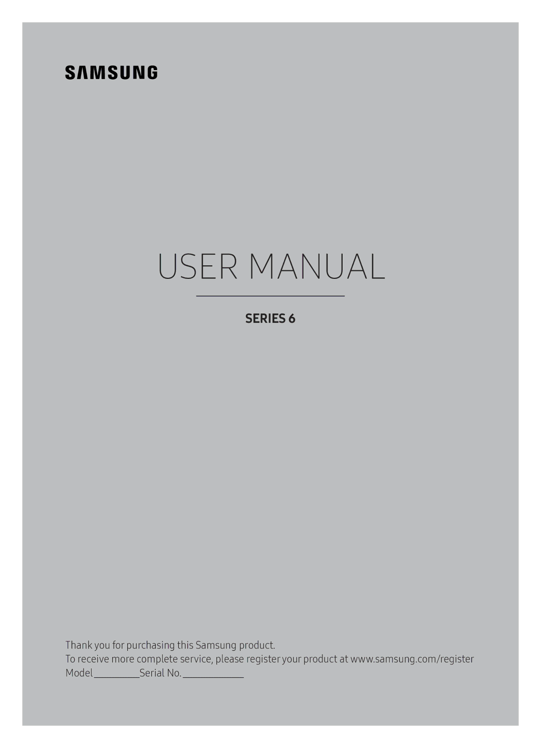 Samsung UA55K6300AKXXV, UA40K6300AKXXV, UA49K6300AKXXV manual Series 