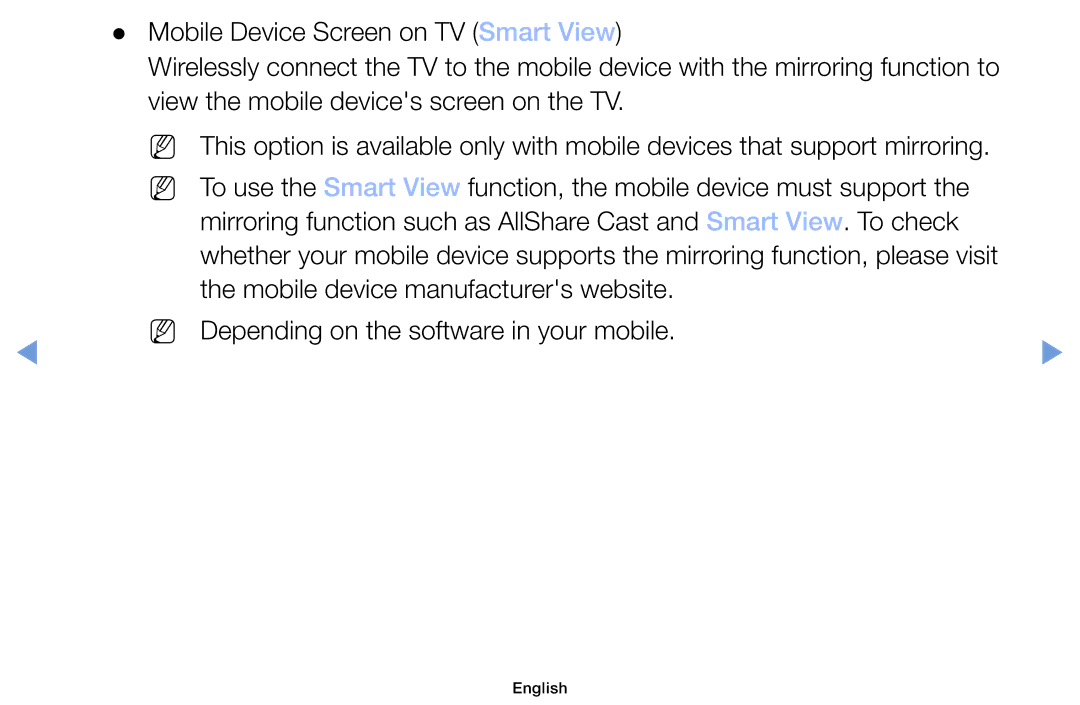 Samsung UA32J4003DKXXV, UA40M5000AKXXV, UA49M5000AKXXV manual English 