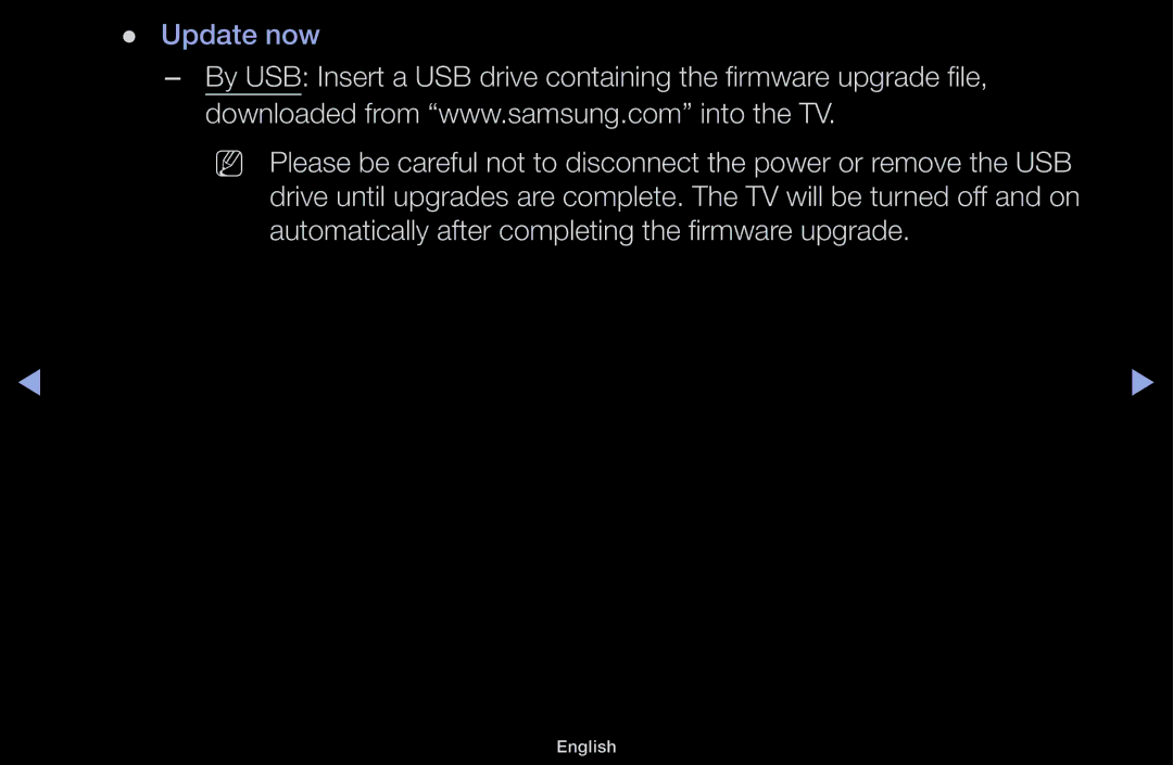 Samsung UA43M5100ARXUM manual Update now 