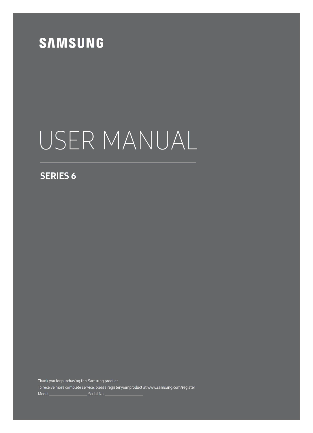 Samsung UA43MU6400KXXV manual Series 