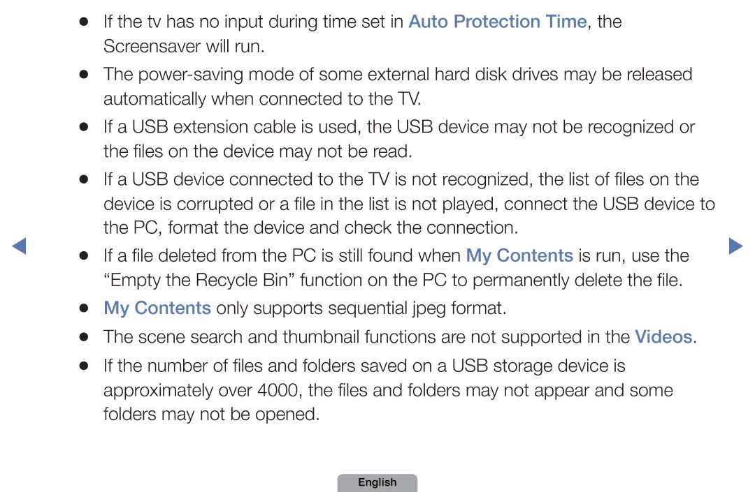 Samsung UA46D5000PMXSQ manual English 