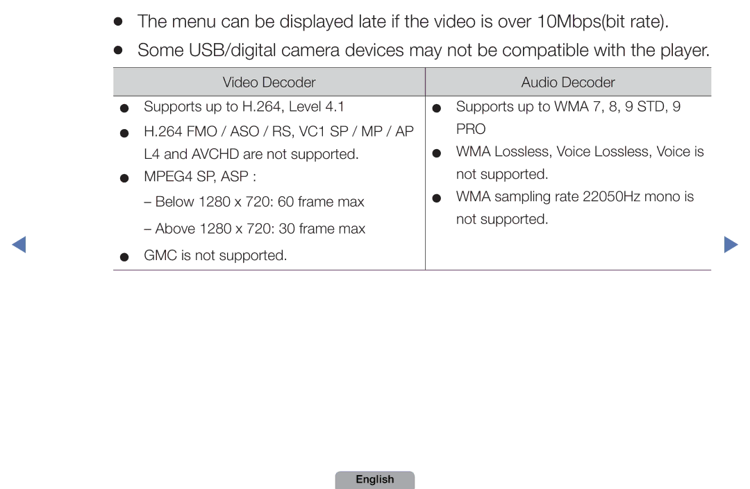 Samsung UA46D5000PMXSQ manual Pro 