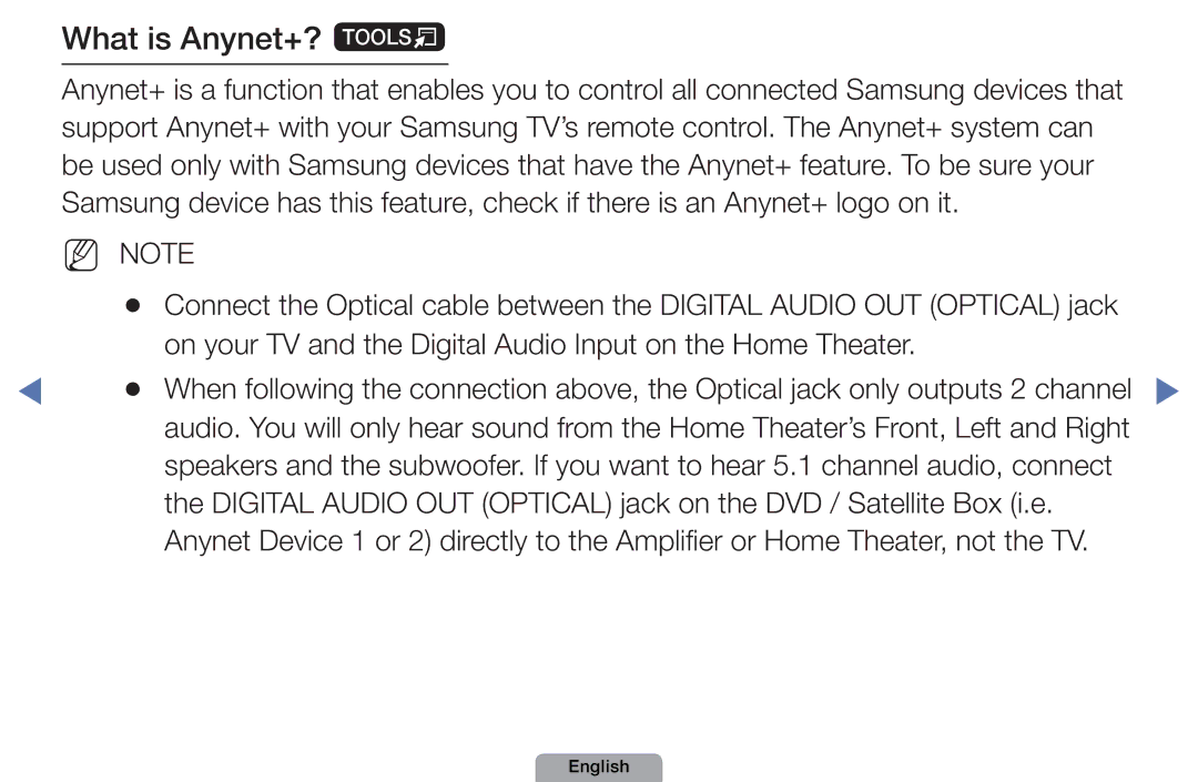 Samsung UA46D5000PMXSQ manual What is Anynet+? t 