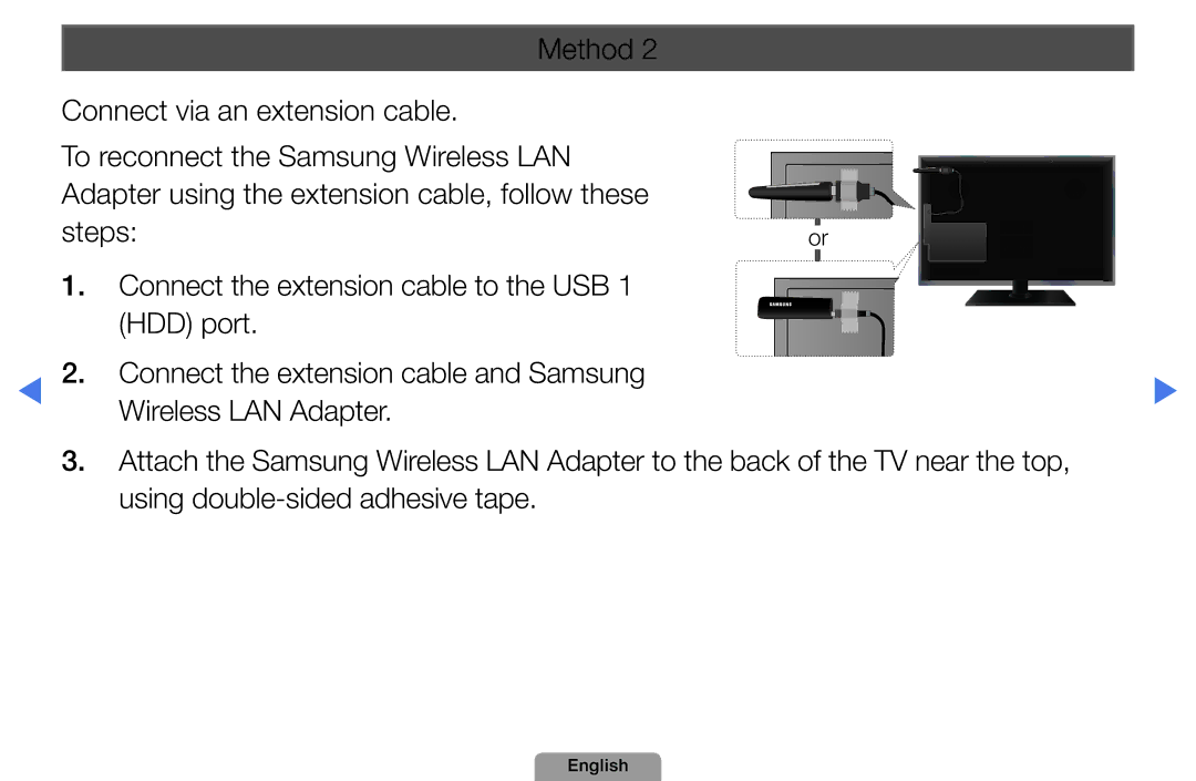 Samsung UA46D5000PMXSQ manual English 