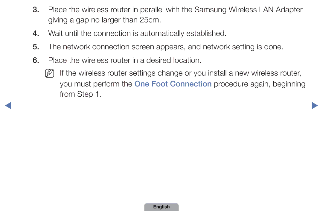 Samsung UA46D5000PMXSQ manual English 