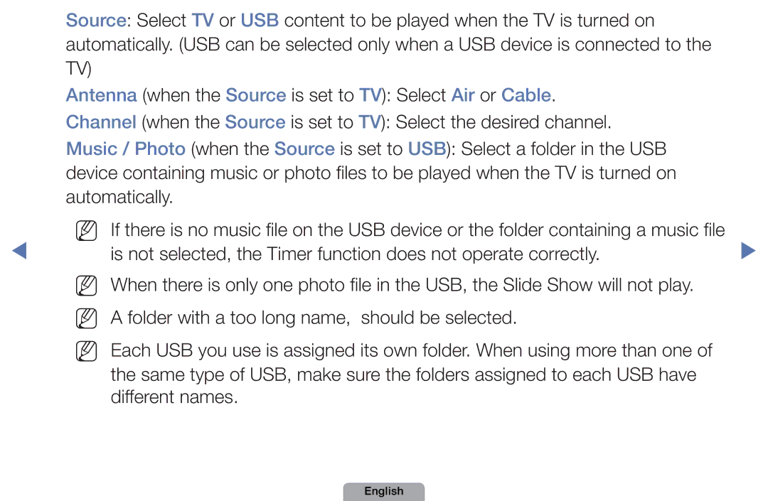 Samsung UA46D5000PMXSQ manual English 