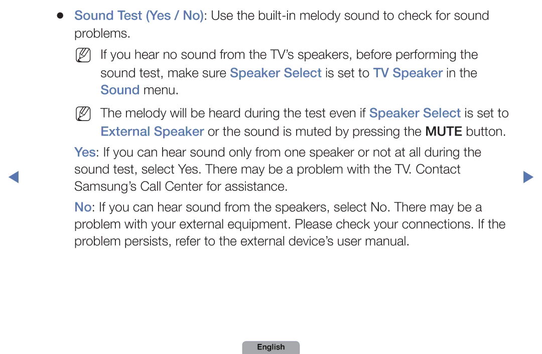 Samsung UA46D5000PMXSQ manual Sound menu 