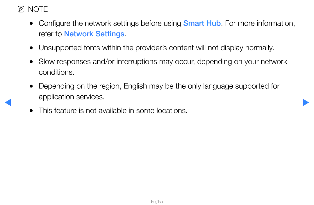 Samsung UA46D5500RMXSQ, UA40D5500RMXSQ manual Refer to Network Settings 