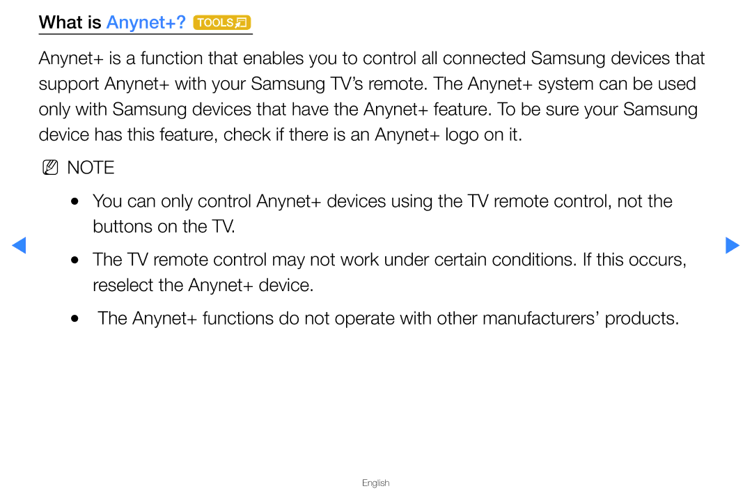 Samsung UA46D5500RMXSQ, UA40D5500RMXSQ manual What is Anynet+? t 