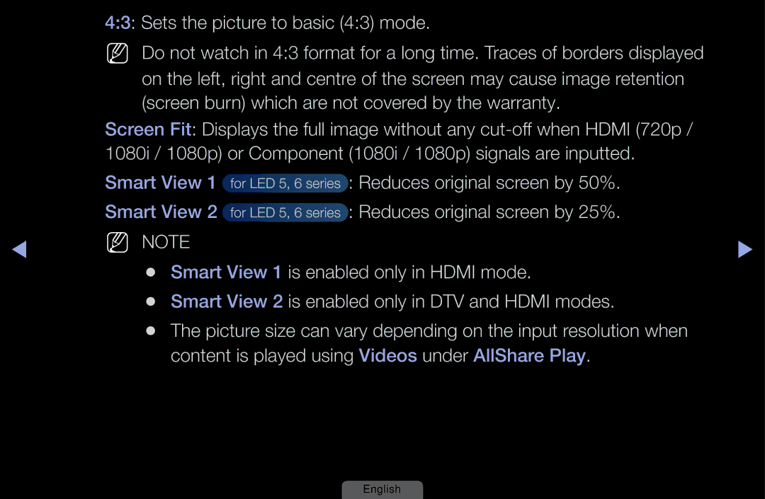 Samsung UA32EH4003MXSQ, UA46EH6030MXSQ, UA40EH6030MXSQ manual Reduces original screen by 50%, Reduces original screen by 25% 