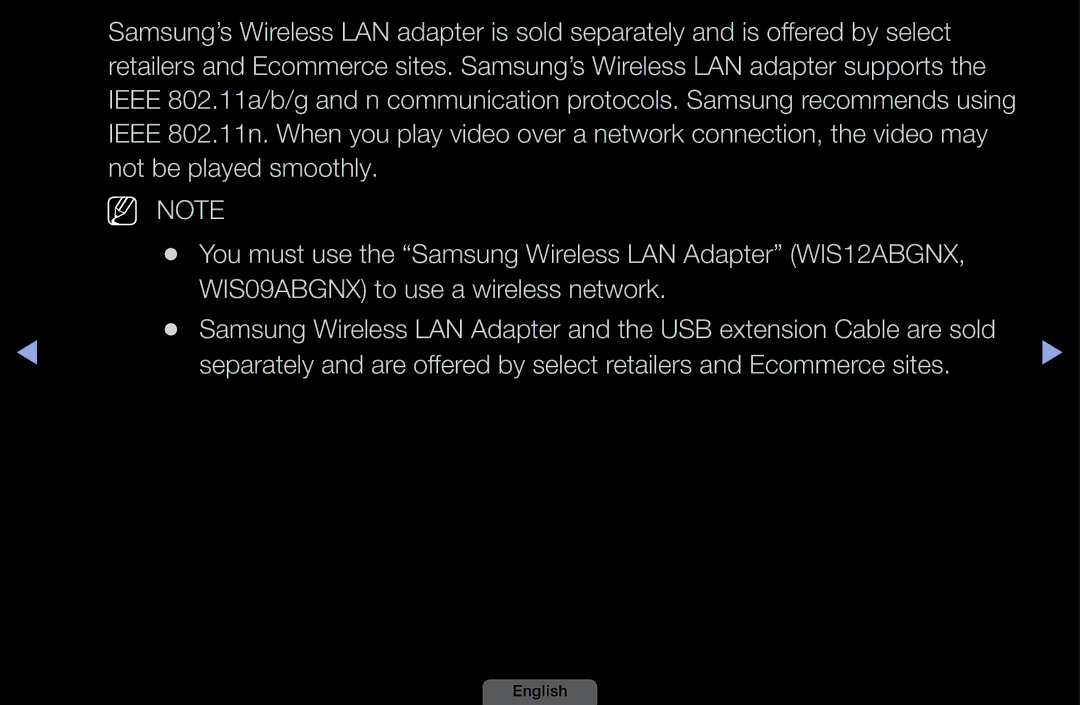 Samsung UA46EH6030MXSQ, UA32EH4003MXSQ, UA40EH6030MXSQ, UA39EH5003MXSQ manual NN Note 