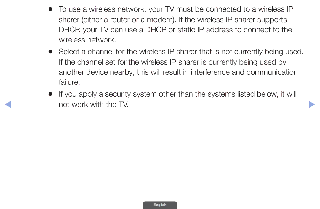 Samsung UA40EH6030RXSJ, UA46EH6030RXSK, UA40EH6030RXSK, UA40EH6030RXZN, UA46EH6030RXZN manual Failure, Not work with the TV 