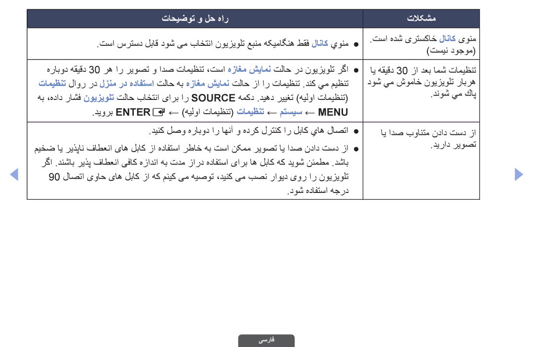 Samsung UA40EH6030RXSK, UA46EH6030RXSK, UA40EH6030RXSJ, UA40EH6030RXZN, UA46EH6030RXZN manual اي هقيقد 30 زا دعب امش تاميظنت 