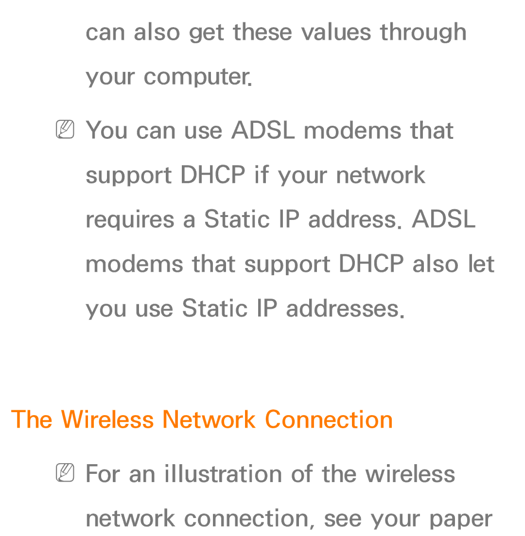 Samsung UA55ES6600MXXY, UA46ES6900MXSQ, UA55ES6800MXXY, UA40ES5500MXXY, UA32ES5600MXSQ manual Wireless Network Connection 