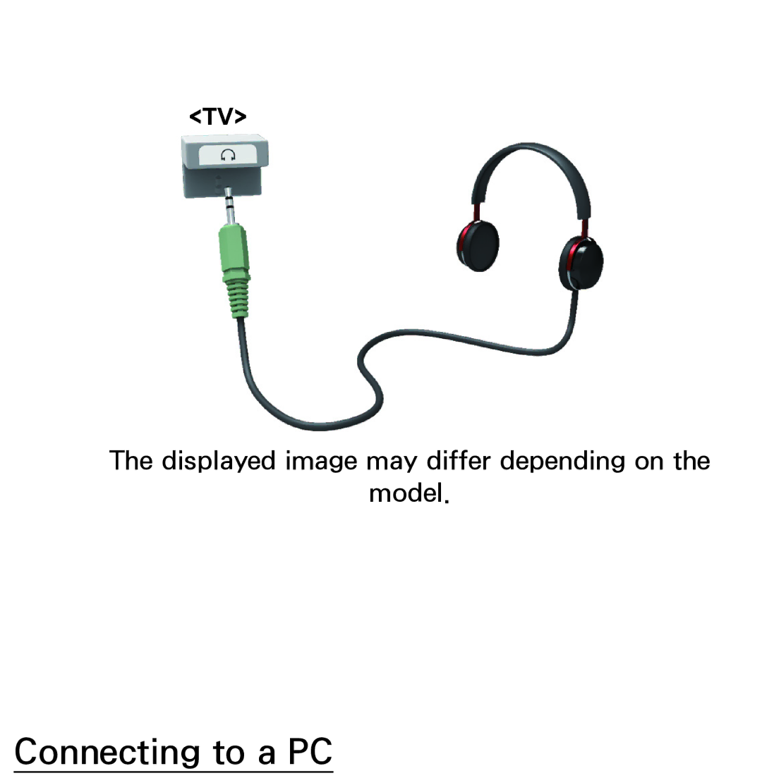 Samsung UA50ES5600MXSQ, UA46ES6900MXSQ, UA55ES6800MXXY, UA40ES5500MXXY, UA55ES6600MXXY, UA32ES5600MXSQ manual Connecting to a PC 