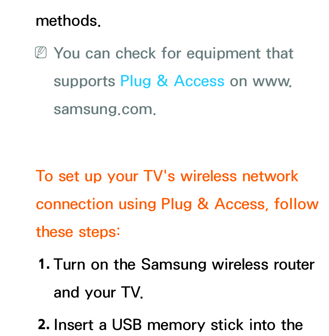 Samsung UA46ES6200MXSQ, UA46ES6900MXSQ, UA55ES6800MXXY, UA40ES5500MXXY, UA55ES6600MXXY, UA32ES5600MXSQ, UA40ES5600MXSQ Methods 