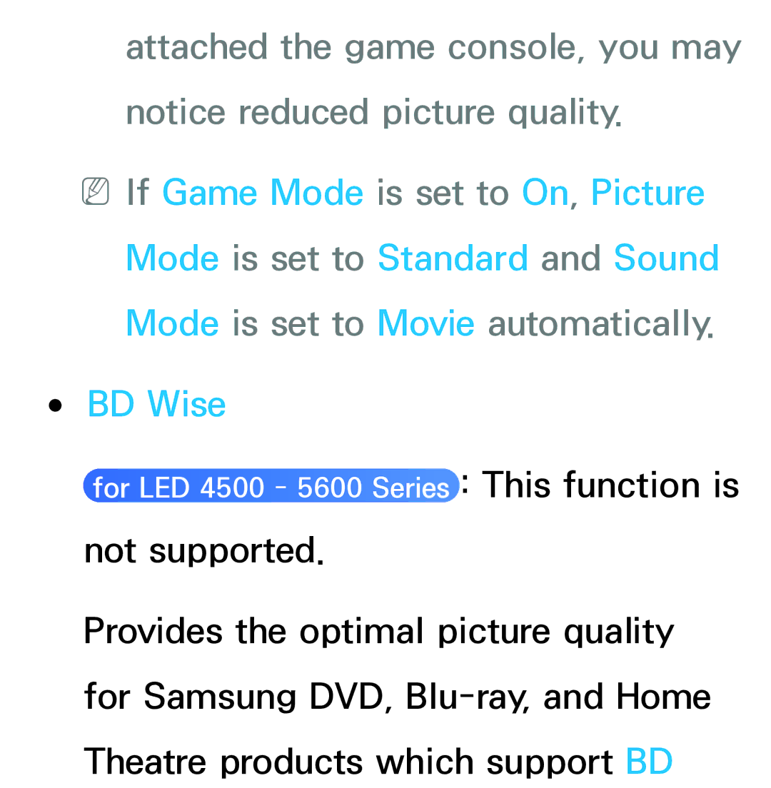 Samsung UA46ES5600MXSQ, UA46ES6900MXSQ, UA55ES6800MXXY, UA40ES5500MXXY manual For LED 4500 5600 Series This function is 