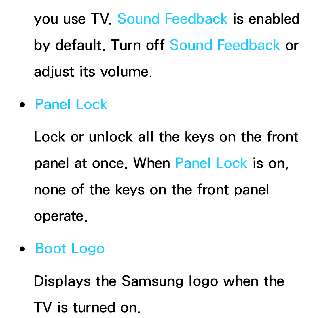 Samsung UA46ES6800MXSQ, UA46ES6900MXSQ, UA55ES6800MXXY, UA40ES5500MXXY, UA55ES6600MXXY, UA32ES5600MXSQ Panel Lock, Boot Logo 