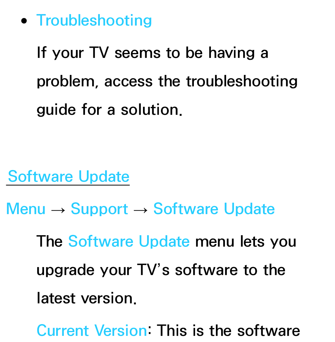 Samsung UA55ES7100MXSQ, UA46ES8000MXSQ, UA55ES8000MXSQ, UA55ES7500MXSQ, UA65ES8000MXSQ, UA46ES5600MXSQ manual Troubleshooting 