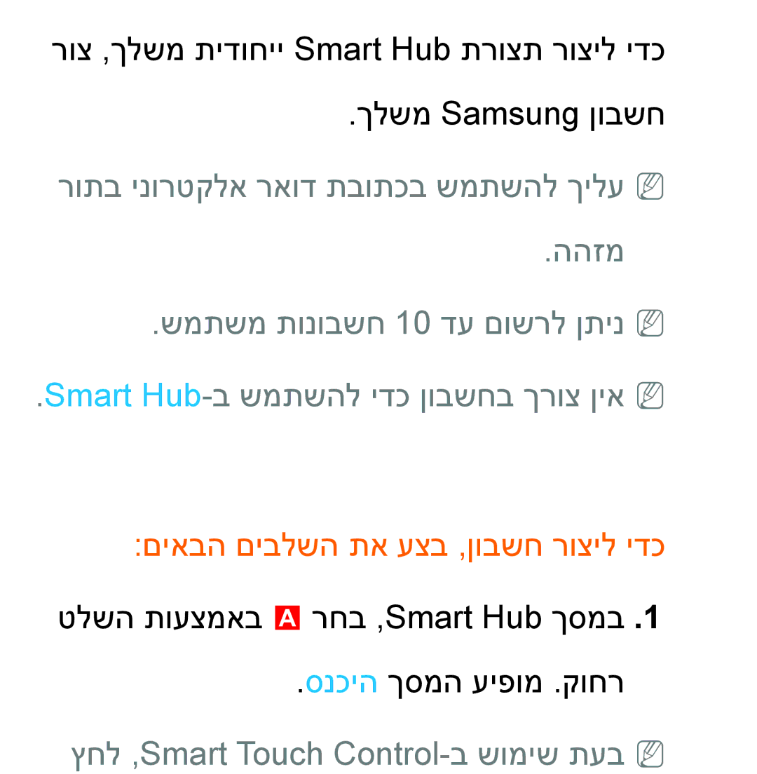 Samsung UA46ES7100MXSQ, UA46ES8000MXSQ, UA55ES8000MXSQ, UA55ES7500MXSQ, UA65ES8000MXSQ ץחל ,Smart Touch Control-ב שומיש תעבNN 