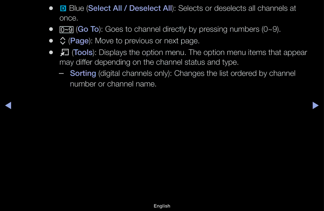 Samsung UA46F5000AMXXS manual English 