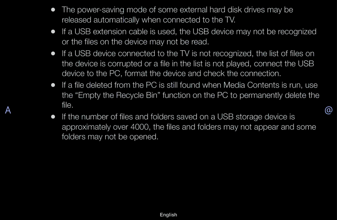 Samsung UA46F5000AMXXS manual Device to the PC, format the device and check the connection 